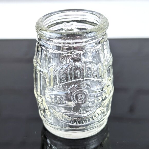 Vintage Jim Beam Mini Barrel Shot Glass - Picture 3 of 5